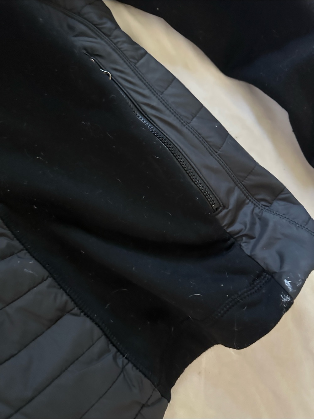 lululemon athletica Black Quilted Hooded Puffer Jacket - Picture 7 of 7